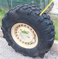 Michelin X XML 395/85R20 Tire Mounted on 20 Bolt Rim with CTIS